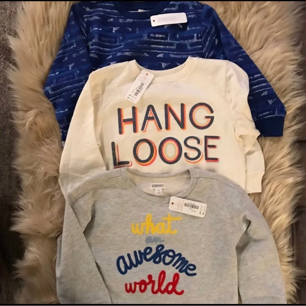 Gymboree crew neck sweatshirts
